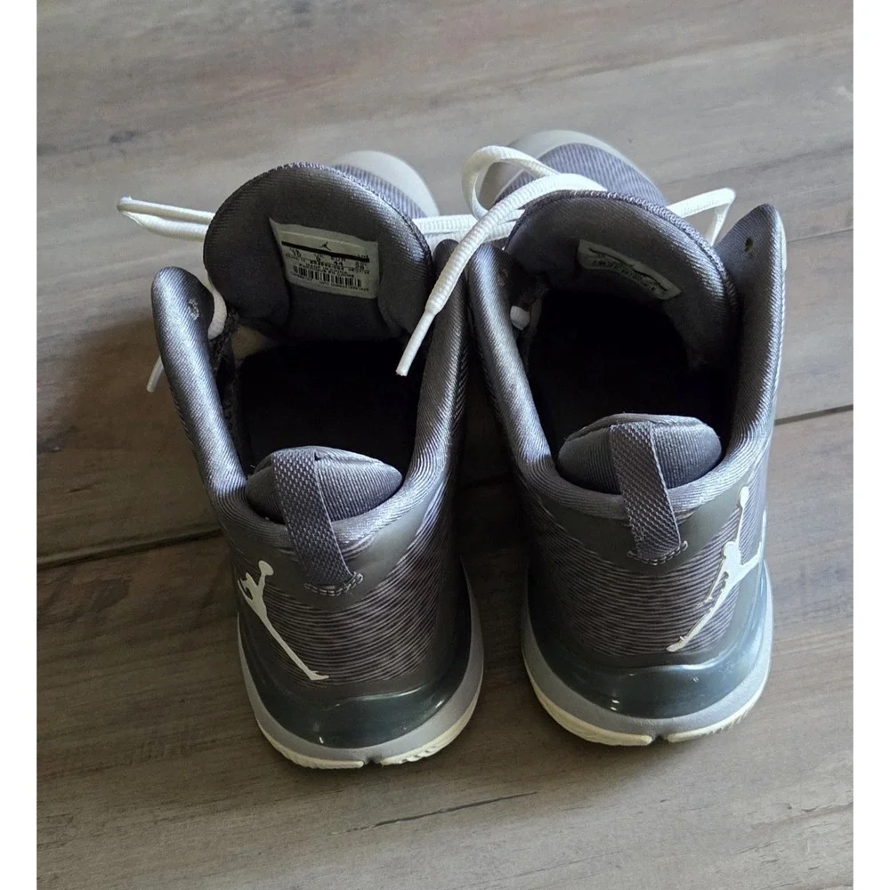 Size 10 - Nike Air Jordan Super.Fly 3 Gray & White Basketball Shoes Men